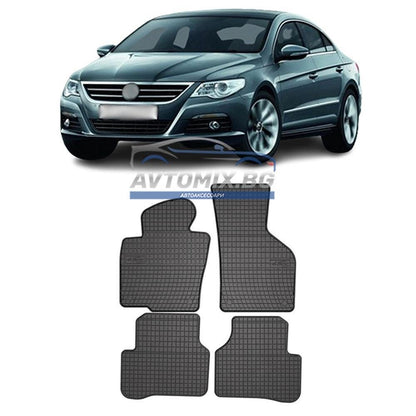 Гумени стелки зa VW Passat CC 2008-2012 г., Frogum