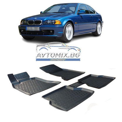 Гумени стелки за BMW 3 серия E46 1998-2005 г., 3D-PXM-BW-05