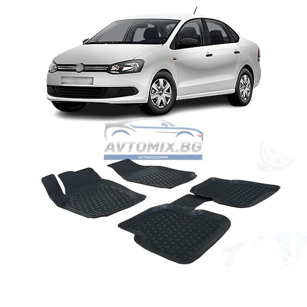 Гумени стелки за VW Polo седан 2009-2017 г., 3D-PXM-VW-19