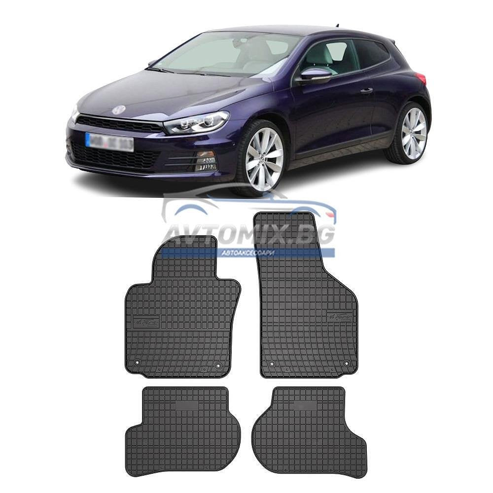 Covorașe de cauciuc pentru VW Scirocco 3 2008-2017, Frogum