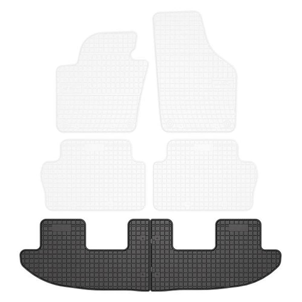 Гумени стелки зa VW Sharan 2 2010-2022 г., задна част, Frogum