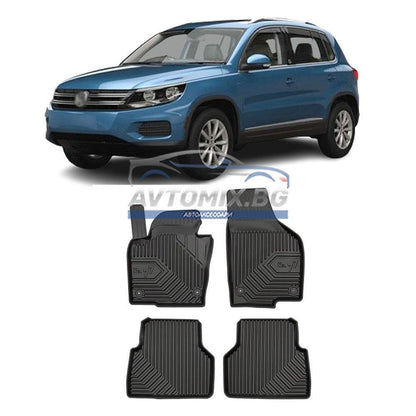 Covorașe de cauciuc pentru VW Tiguan 1 2007-2017, Model No.77