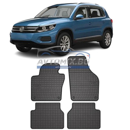 Covorașe de cauciuc pentru VW Tiguan 1 2007-2017, Frogum