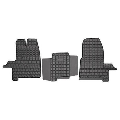 Rubber mats for Ford Transit Custom from 2012-2023, Frogum / 2-seater