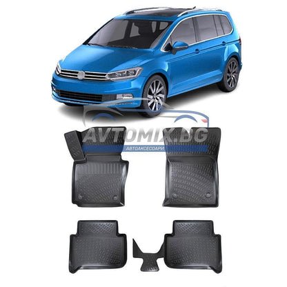 Covorașe de cauciuc pentru VW Touran după 2015, RizLine