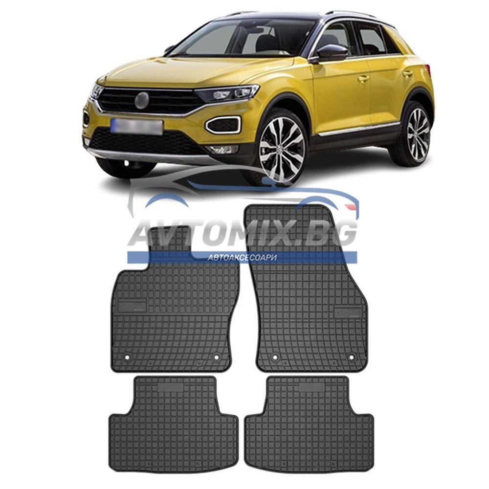 Гумени стелки зa VW T-Roc след 2017-2022  г., Frogum
