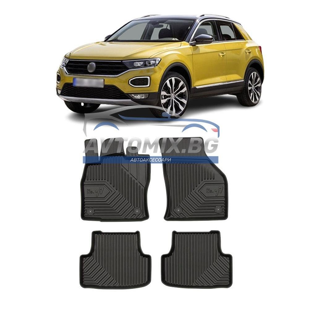 Гумени стелки зa VW T-Roc 2017-2022 г., Модел No.77