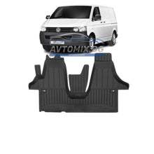 Covorașe de cauciuc pentru VW Transporter T5 2003-2015, T6 2015-2019, ProLine 3D