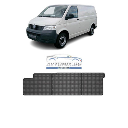 Гумени стелки зa  VW Transporter T5, T6 след 2003 г., 2-ри ред, Frogum