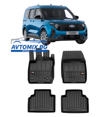 Rubber mats for Ford Tourneo Courier from 2014-2023, ProLine 3D