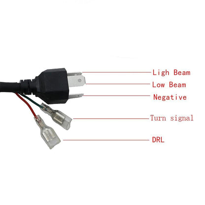 Halogen spotlights for SUV, 75W, 18 cm