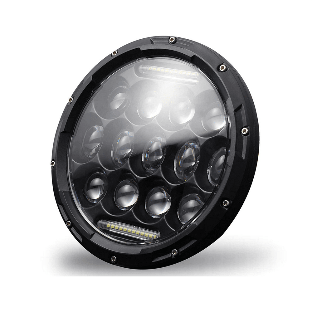 LED фар 7" за вграждане на джип, 12V