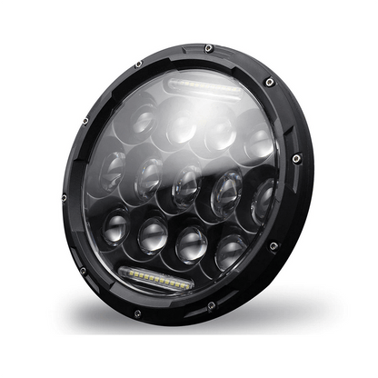 LED фар 7" за вграждане на джип, 12V