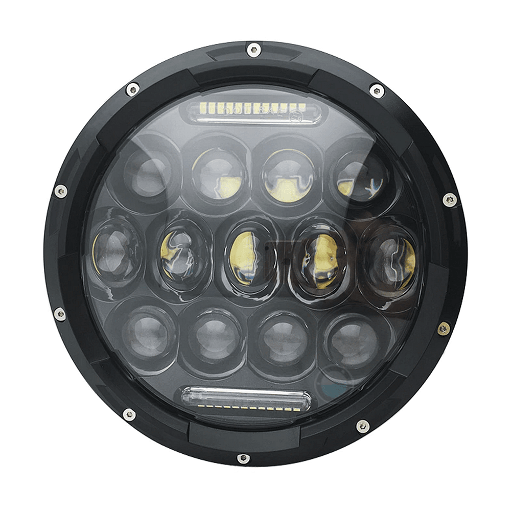 LED фар 7" за вграждане на джип, 12V