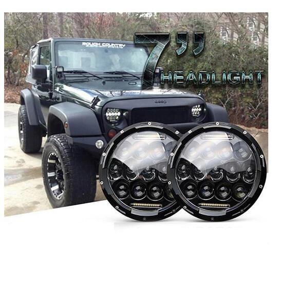Halogen spotlights for SUV, 75W, 18 cm