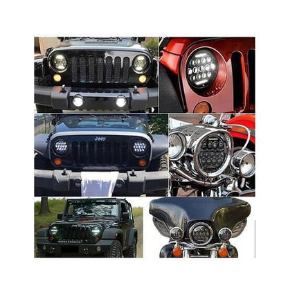 Halogen spotlights for SUV, 75W, 18 cm