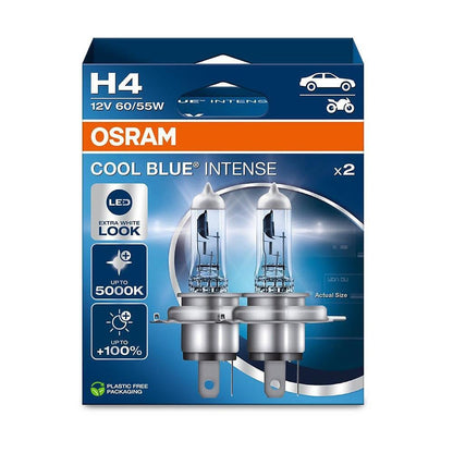 Osram Cool Blue Intense NEXT GENERATION H4 Halogen Bulbs