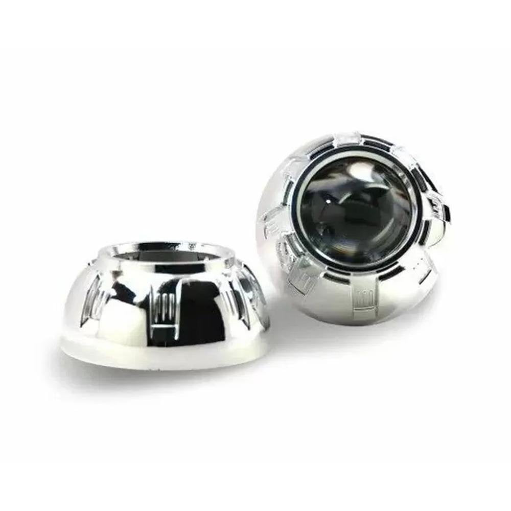Капачки за лупи 2.5" кръгли хром, Alien Design, 13 см