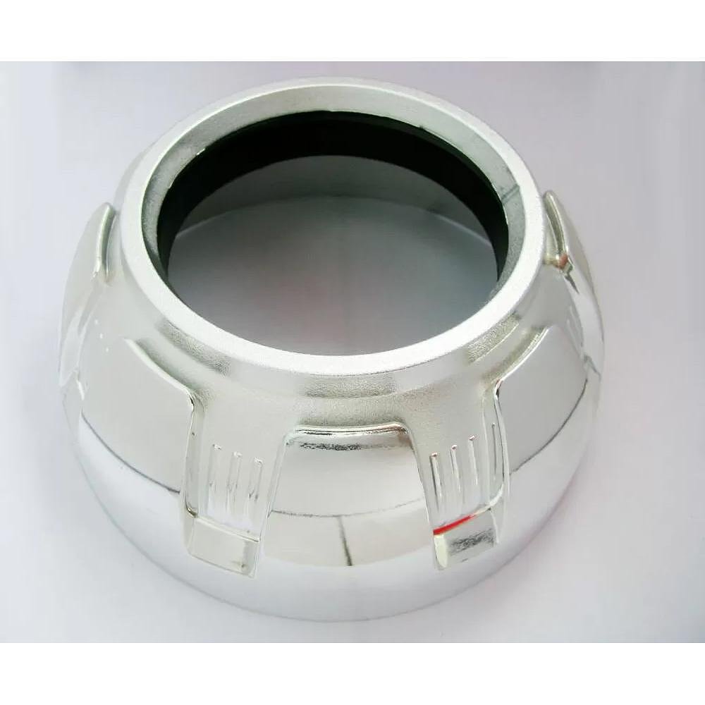 Капачки за лупи 2.5" кръгли хром, Alien Design, 13 см