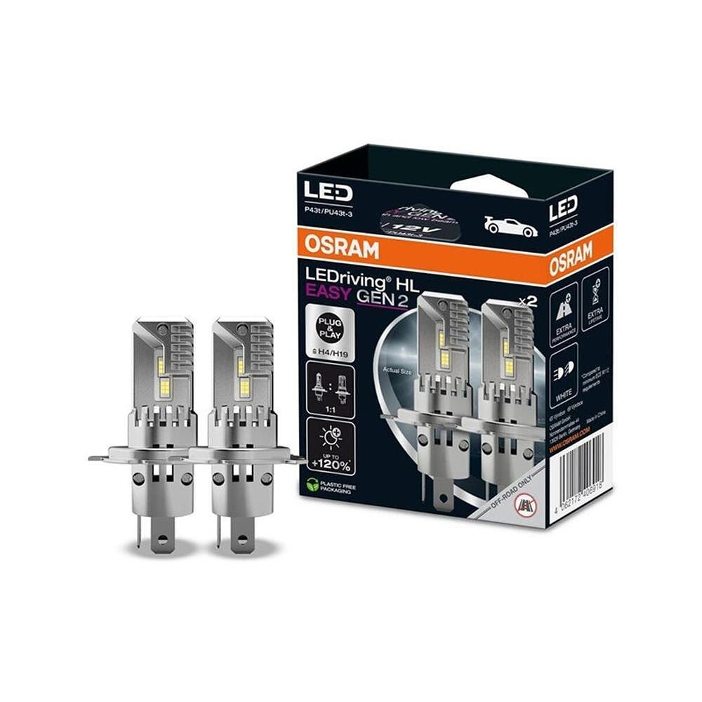 LED крушки OSRAM LEDriving HL EASY H4/H19, 22/24W 12V