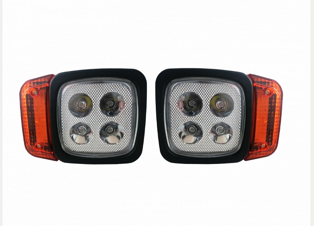Комплект LED Фарове с Мигач 12W, 1000 lm за всяка светлина