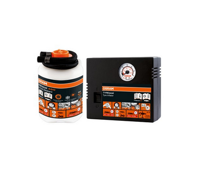 КОМПЛЕКТ лепило за гуми и компресор OTSK4 KIT TYRESEAL OSRAM