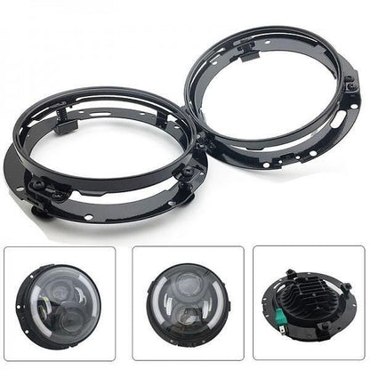 Комплект монтажни стойки за кръгли LED фарове 7″ (инча)