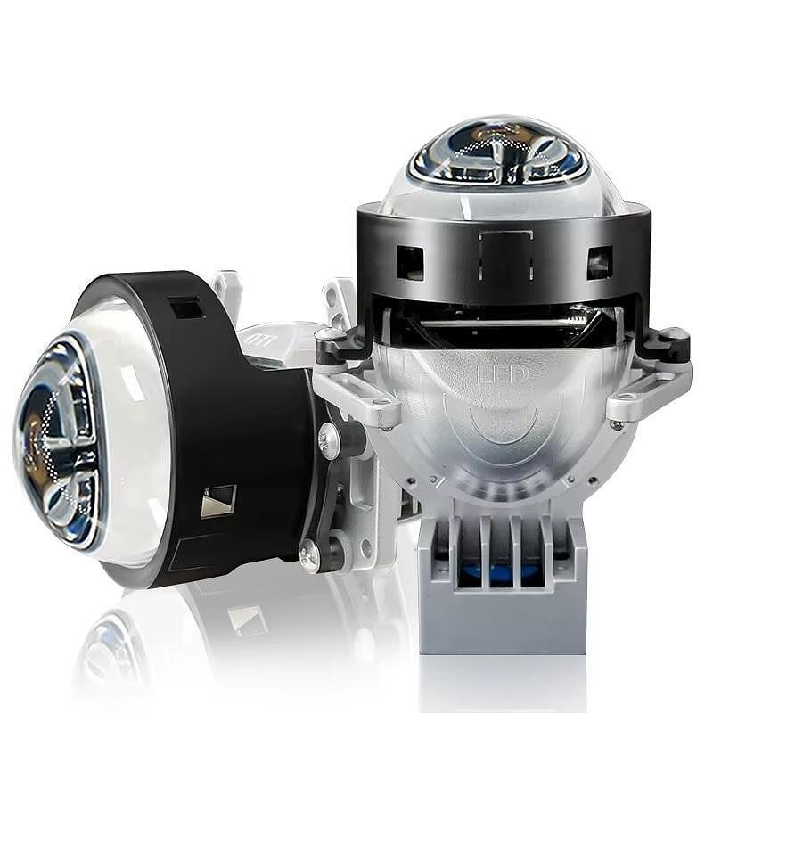 Bi-LED лупи за вграждане 3 инча, 120W 7500lm, 12V +300% Яркост, 2бр
