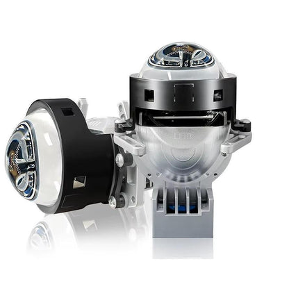Bi-LED лупи за вграждане 3 инча, 120W 7500lm, 12V +300% Яркост, 2бр