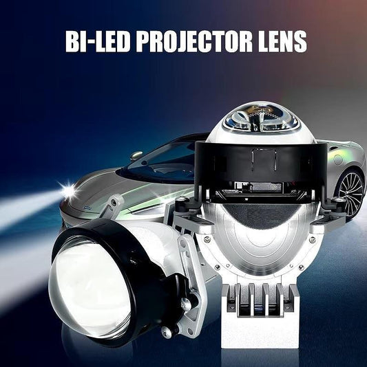 Bi-LED лупи за вграждане 3 инча, 120W 7500lm, 12V +300% Яркост, 2бр