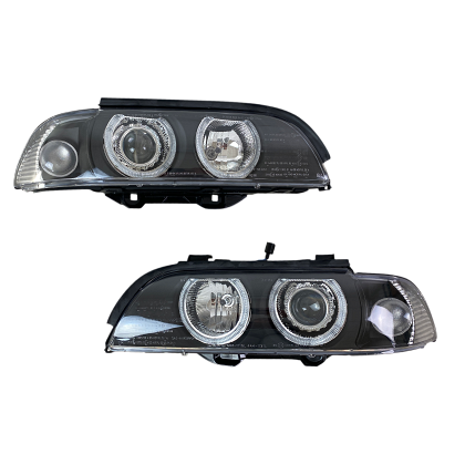 Кристални фарове  Angel Eyes BMW E39  (1995-2003) - черни