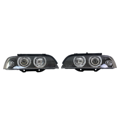 Кристални фарове  Angel Eyes BMW E39  (1995-2003) - черни