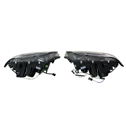 Кристални фарове с 3D angel eyes за BMW E46 (2001-2005) sedan,combi