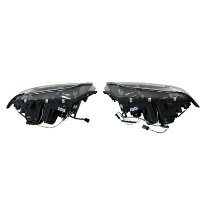 Кристални фарове с 3D angel eyes за BMW E46 (2001-2005) sedan,combi
