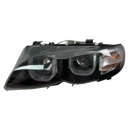 Кристални фарове с 3D angel eyes за BMW E46 (2001-2005) sedan,combi