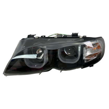 Кристални фарове с 3D angel eyes за BMW E46 (2001-2005) sedan,combi