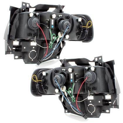 Faruri cristale VW TRANSPORTER T5 (2003-2009) - negre