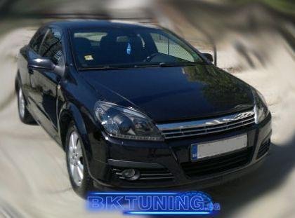 Кристални фарове за Opel Astra Н (2004-2009) - черни
