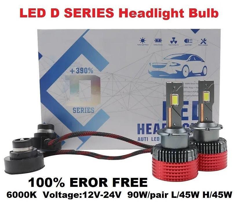 D2S/D2R LED крушки за xenon +390%, комплект