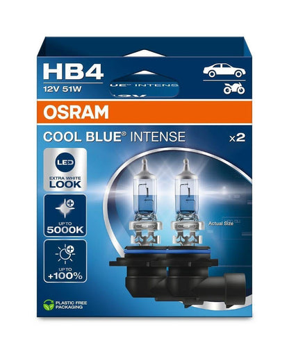 Крушки OSRAM Cool blue intense HB4 9006, Next gen, 51W 12V
