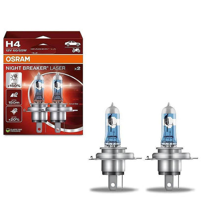 Крушки OSRAM night braker laser H4 +150%