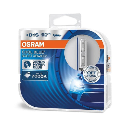 Xenon Headlight Bulbs, OSRAM D1S Cool Blue Boost, 35W