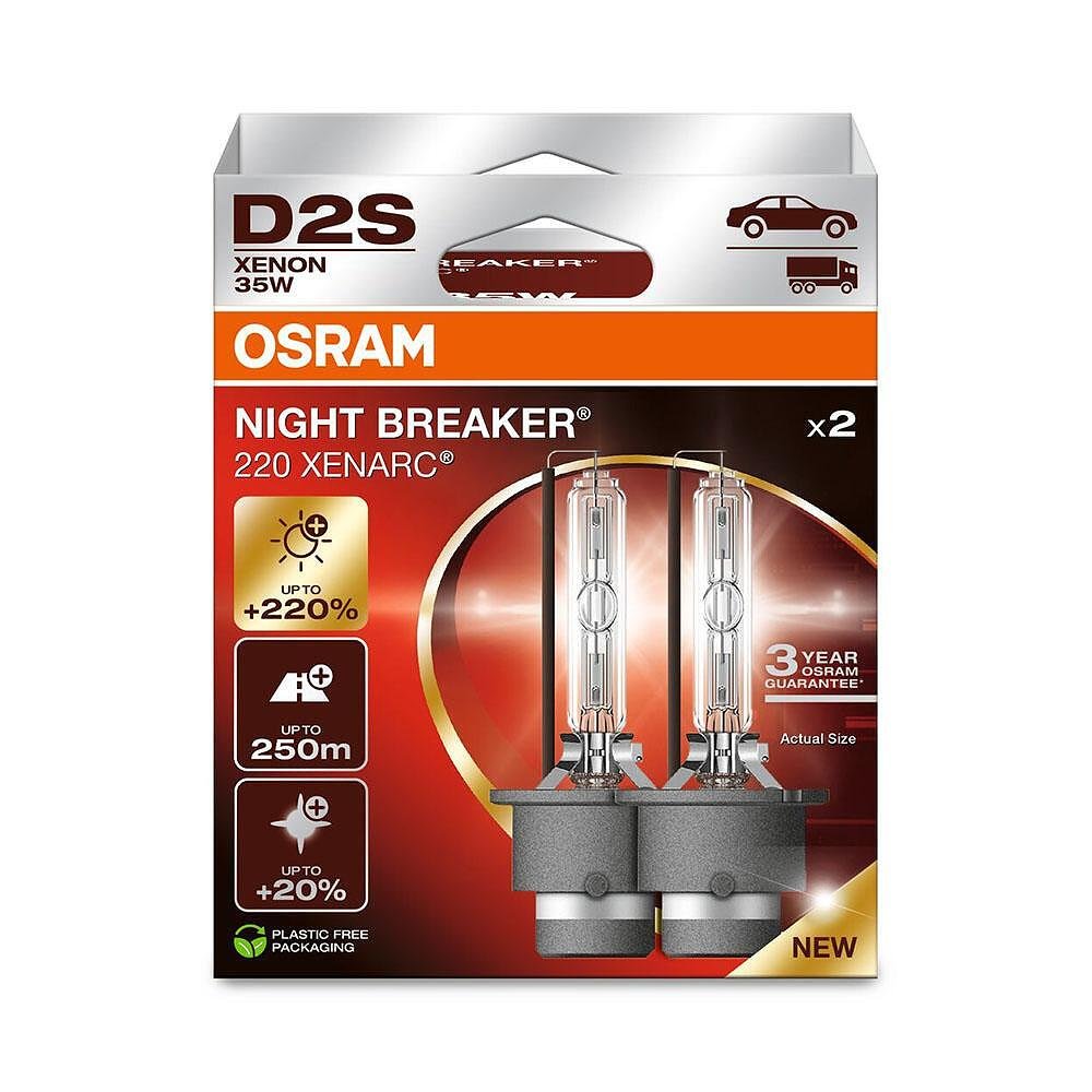 Ксеноновa крушкa, D2S 85V 35W, Xenarc Night breaker, 4500K, Osram