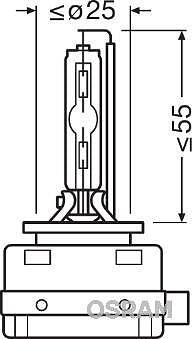 Osram Original Xenarc D1S Xenon Bulb