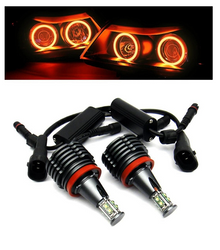 LED Angel Eyes H8 40W за BMW – CANBUS, жълта / оранжева светлина