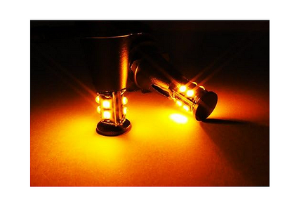 LED Angel Eyes H8 40W за BMW – CANBUS, жълта / оранжева светлина