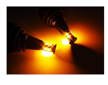 LED Angel Eyes H8 40W за BMW – CANBUS, жълта / оранжева светлина