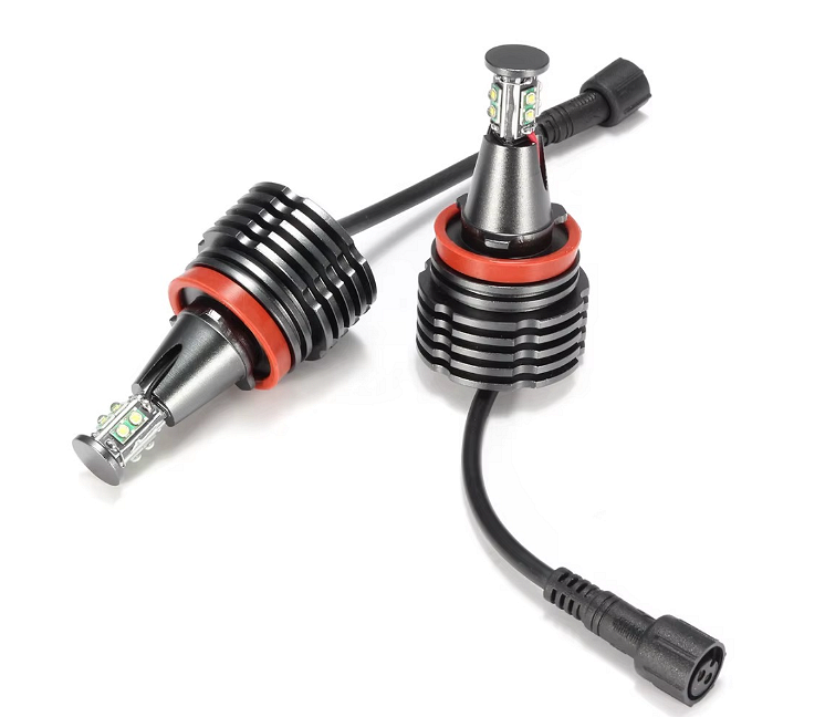 LED Angel Eyes H8 40W за BMW – CANBUS, жълта / оранжева светлина