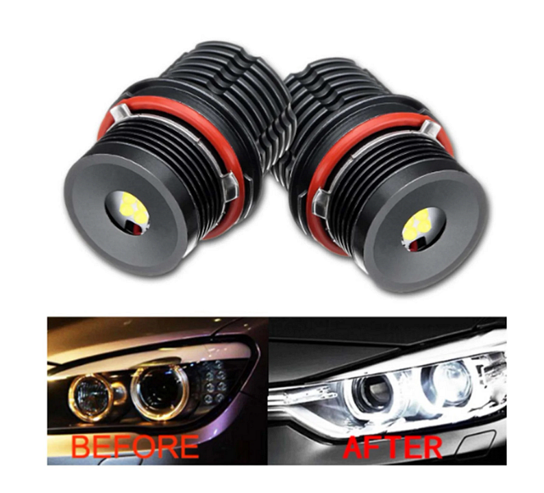 LED Angel Eyes крушки за BMW – CANBUS, бяла светлина, Plug & Play