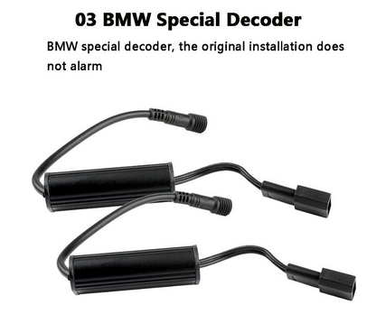 LED Angel Eyes крушки за BMW – CANBUS, жълта / оранжева светлина, Plug & Play